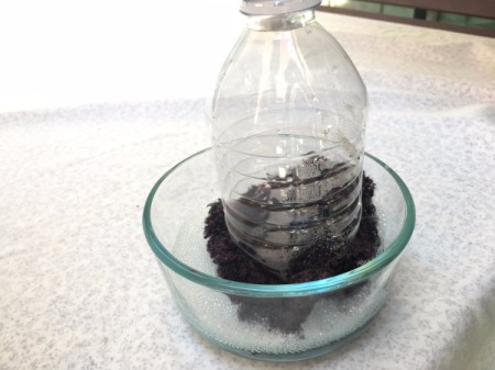 Upcycled Bubble Snake Maker - dip cloth covered end into bubble solution