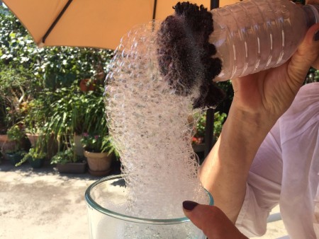 Upcycled Bubble Snake Maker - blow