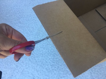 Drinking Straw Statement Necklace - to paint necklace, make slits in a cardboard box