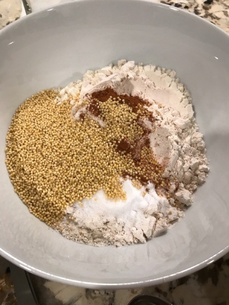 dry ingredients in bowl