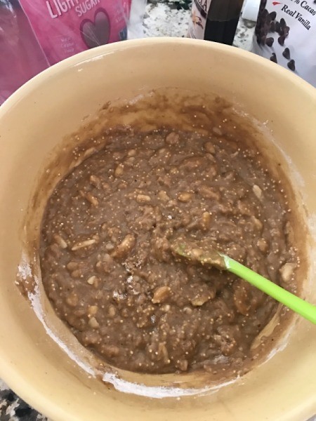 mixing wet and dry ingredients