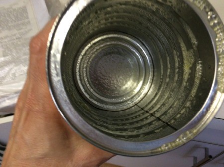 greased tin can
greased tin can