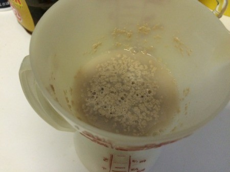 yeast in bowl