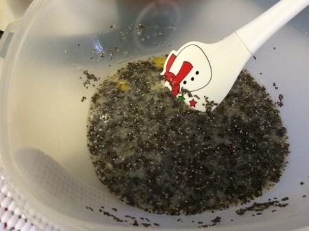 stirring ingredients in bowl