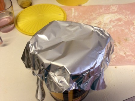can covered with foil