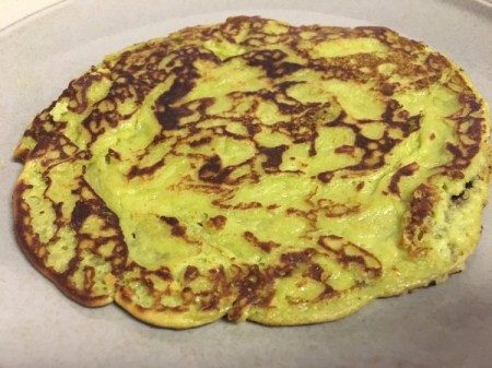 flipped avocado Pancake