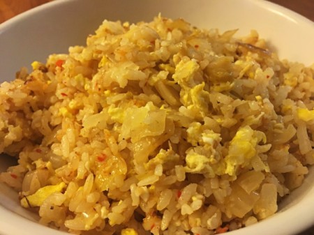 Kimchi Fried Rice in bowl