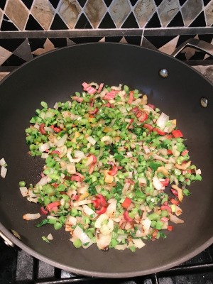 Sautéed Kale
and Chard Stems