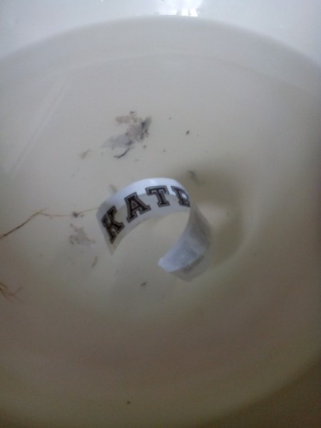 Transparent Labels for Jars - cut the label out neatly and soak in water for an hour