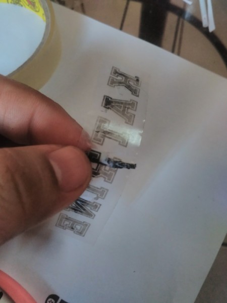 Transparent Labels for Jars - remove from water and scratch off the paper carefully