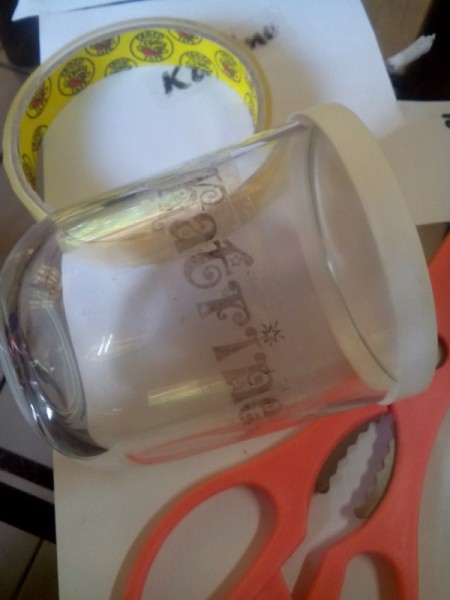 Transparent Labels for Jars - can be easily replaced and method used on all types of jars