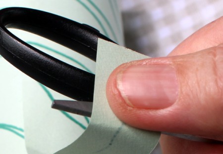 Paper Octopus - use the scissors to curl the tentacles