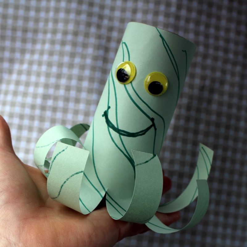 How to Make a Toilet Paper Tube Octopus | ThriftyFun