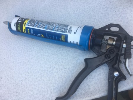 DIY Moldable Silicone Clay - put the tube of caulking into the gun
