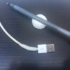 DIY Moldable Silicone Clay - refrigerator pen holder and repaired charging cord