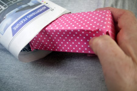 Newspaper Gift Bag - place gift inside