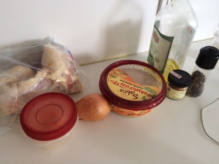 Hummus-Crusted Chicken ingredients