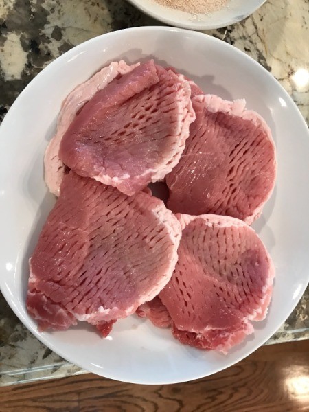 tenderized pork chops