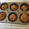 Healthy Oatmeal Muffins baked in muffing tin