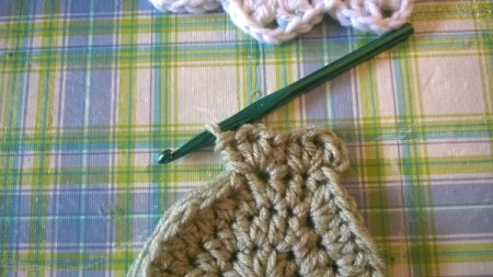 Making a Doily into a Bowl - making shells