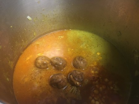 adding dried limes to stew
