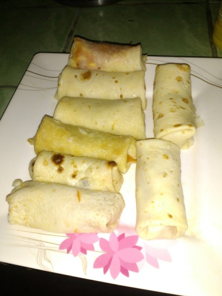 rolled wraps
