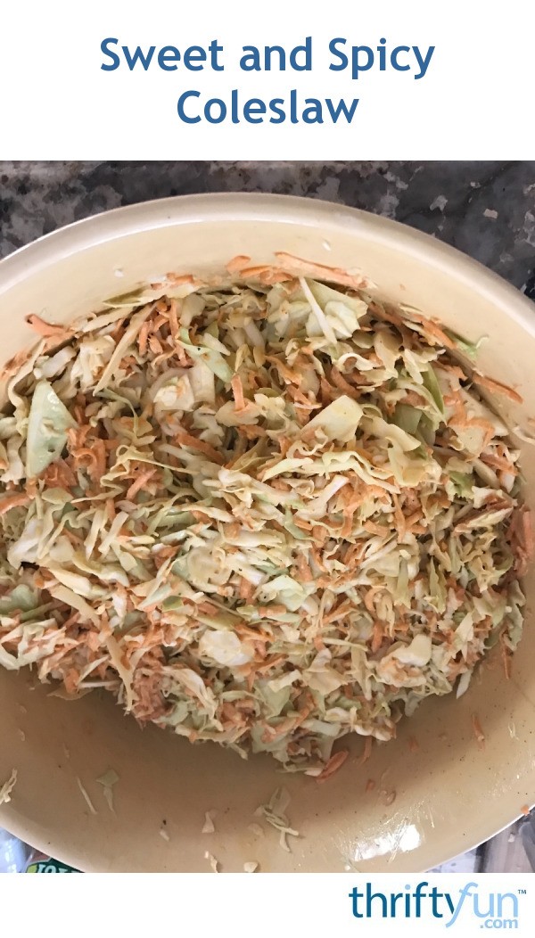 Sweet and Spicy Coleslaw | ThriftyFun