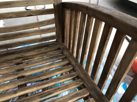 Refinishing Teak Outdoor Furniture - add as many coats as needed