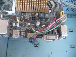 How to Change Your Motherboard and Build a Computer - inside of computer - locate front panel cables
