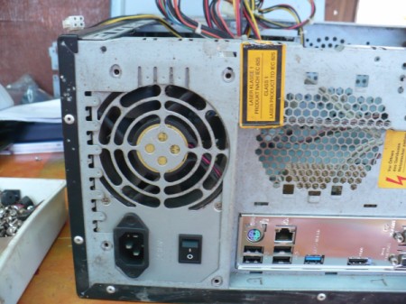 How to Change Your Motherboard and Build a Computer - insert the power supply