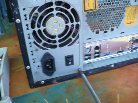 How to Change Your Motherboard and Build a Computer - power supply in place