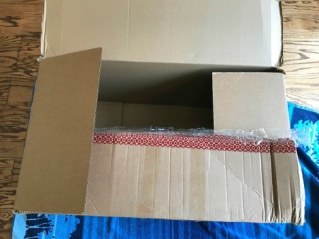 Birthday Number Piñata - cardboard box