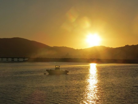 Sunset Over Knysna South Africa