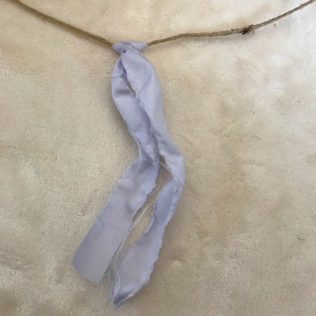 Fabric Garland - tighten to knot