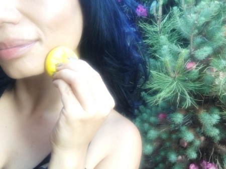 DIY Makeup Beauty Blender - applying makeup
