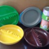 Ash Tray as Cat Food Bowl - vintage ash trays