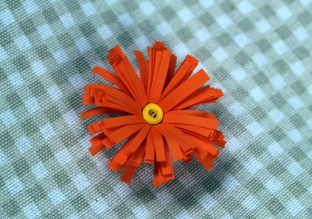 Paper Flower Bouquet - curled petals