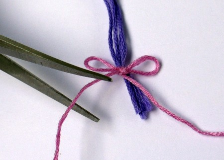 Heart Balloons Greetings Card - trim the ends