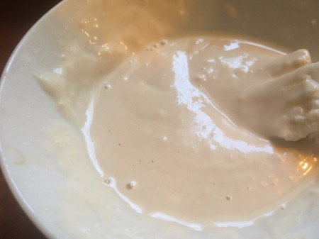 Flour Flower Mesh Cup - form a smooth paste