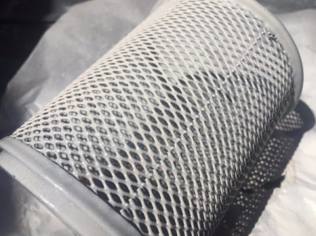 Flour Flower Mesh Cup - allow to dry