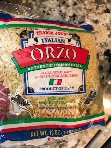 package of Orzo