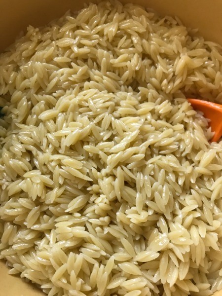 cooked orzo