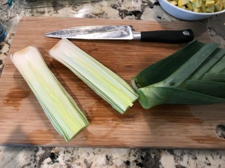 cut leek
