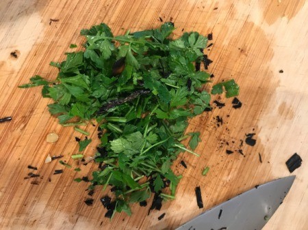 chopped parsley