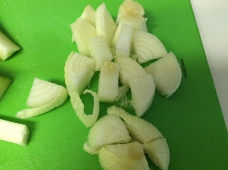 chopped onions