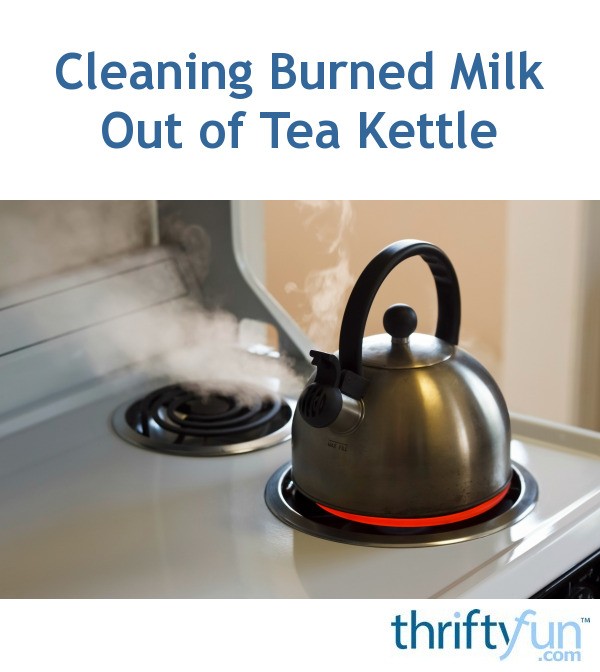 Cleaning Burned Milk Out Of Tea Kettle Thriftyfun