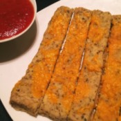 High Protein Cheesy Breadsticks (Flourless)