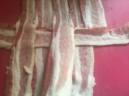 Woven Bacon strips