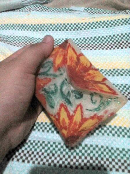 Coin Purse Made from Hot Glue Sticks - finished coin purse