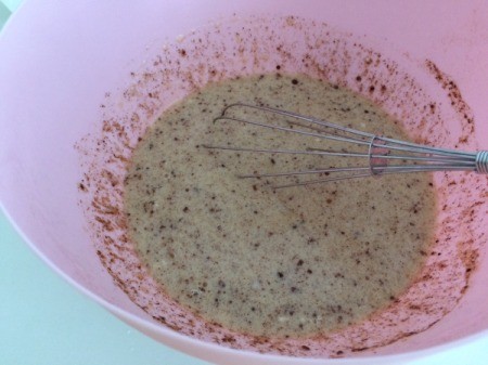 adding dry ingredients